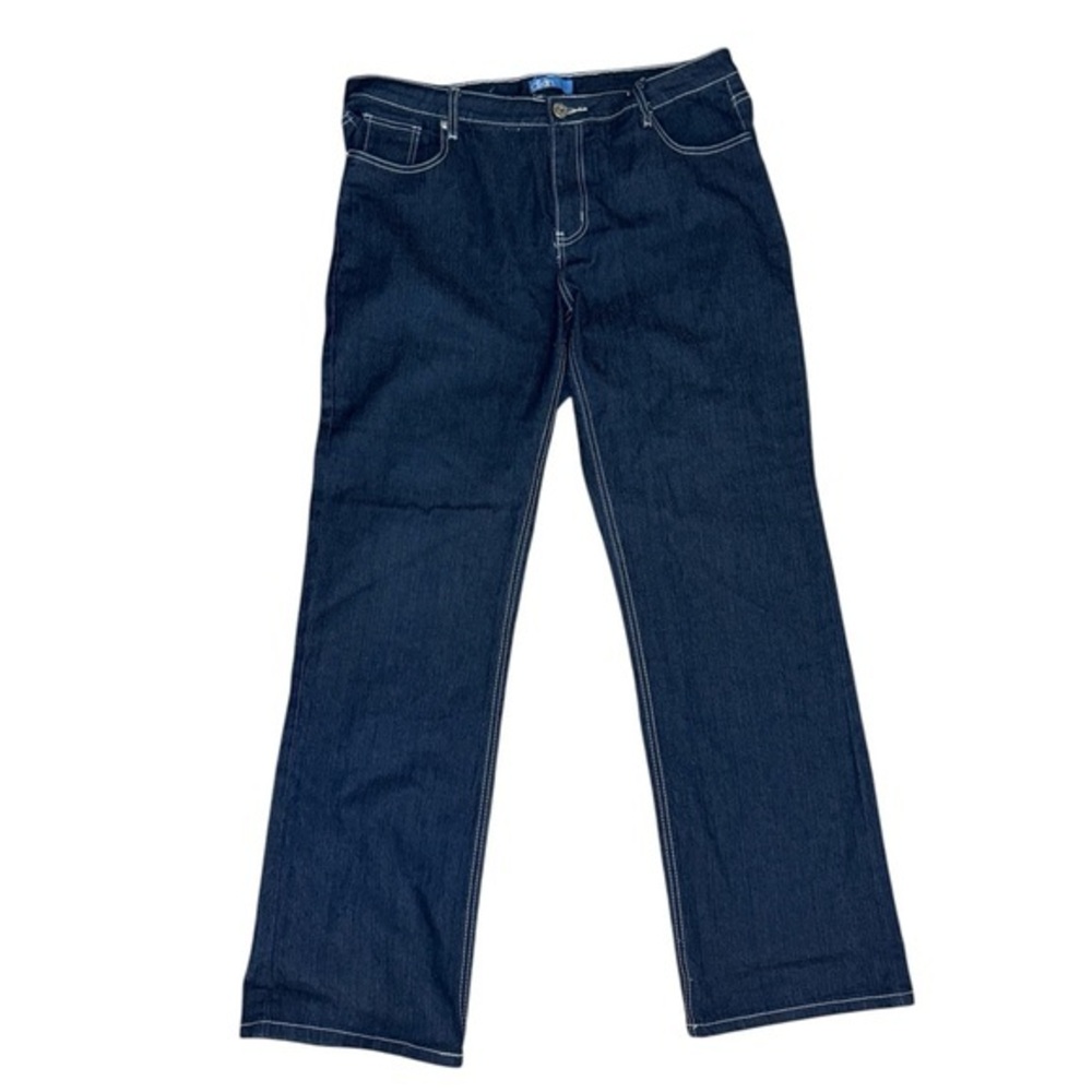 Dkin Women’s Jeans 16W Dark Wash Straight Leg Wide‎ Plus Size